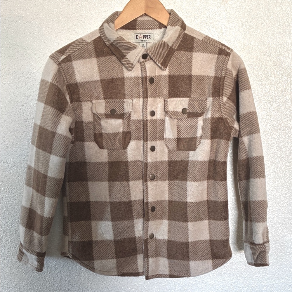 Fleece Plaid Shirt/Jacket